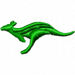 Kangaroo Embroidery Design 2 Kangaroo Embroidery Design 2